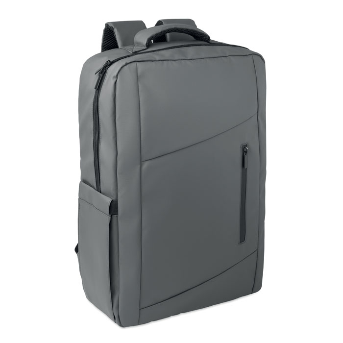 Sac à dos rPET ordinateur 15" personnalisé 15 L Metro gris pierre